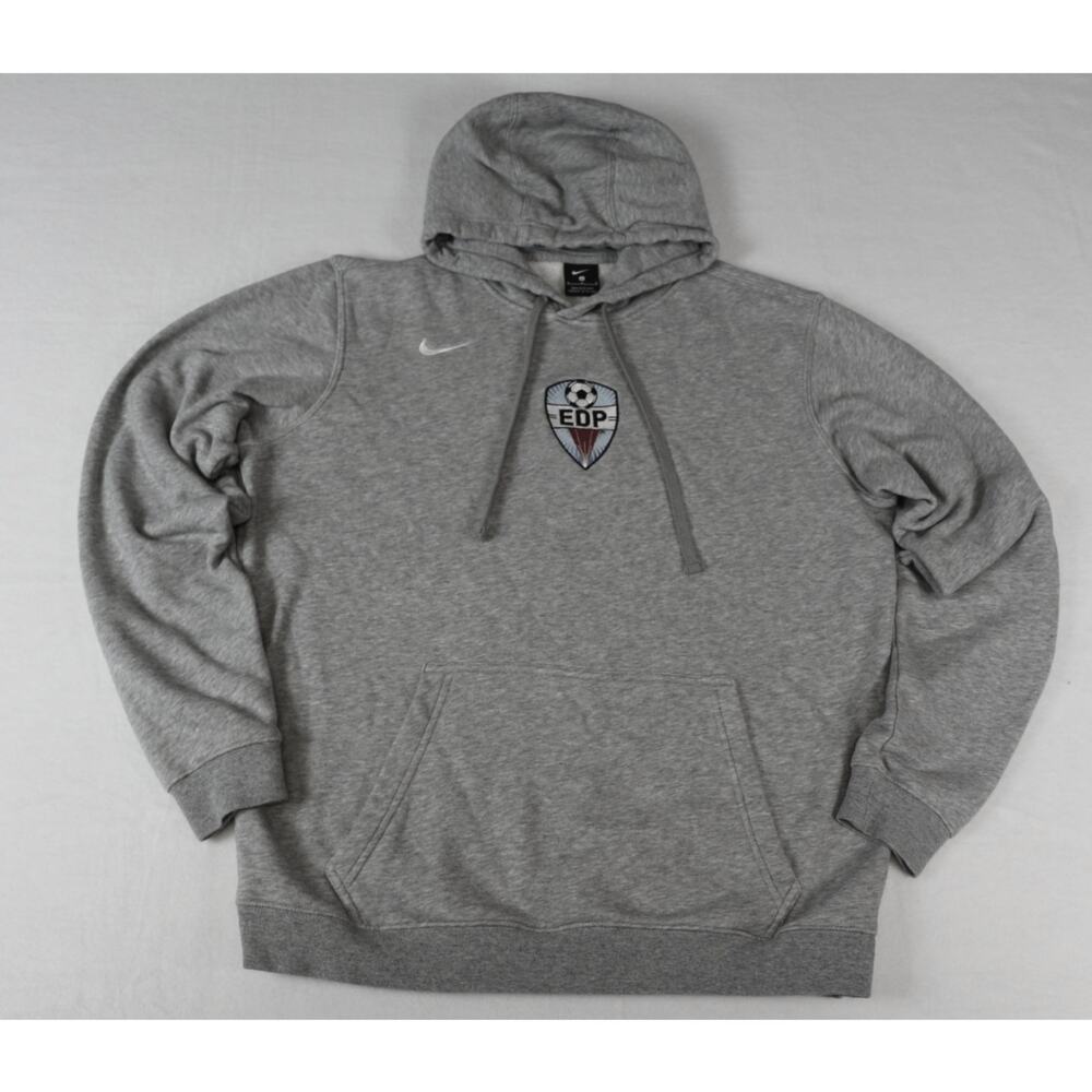 Nike EDP Soccer Hoodie Gray Pullover Sweatshirt Size M Football Athletic